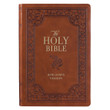 KJV Giant Print Bible - Medium Brown - Indexed