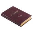 KJV Large Print Thinline Bible - Burgundy