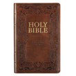 KJV Deluxe Gift Bible - Brown - Thumb Index