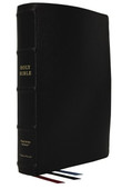 KJV Large Print Verse-By-Verse Reference Bible - Maclaren Series - Black Goatskin Leather