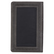 KJV Personal Size Giant Print Reference Bible - Gray & Black - Thumb Indexed