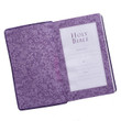 KJV Giant Print Personal Size Reference Bible - Two-Tone Purple