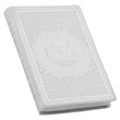 KJV Large Print Thinline Bible - White - Thumb Indexed