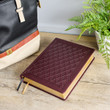 KJV Note-Taking Bible - Large Print - Faux Leather Hardcover - Burgundy