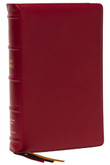 KJV Large Print Personal-Size Single-Column Reference Bible - Premier Collection - Premium Goatskin Leather (Thumb-Indexed)