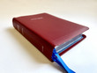 KJV Allan Longprimer Sovereign Edition - Red Meriva Calfskin - Silver Line Edition