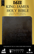 1611 King James Bible - Original Facsimile - Black Softcover (Box)