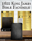 1611 King James Bible - Original Facsimile - Black Softcover