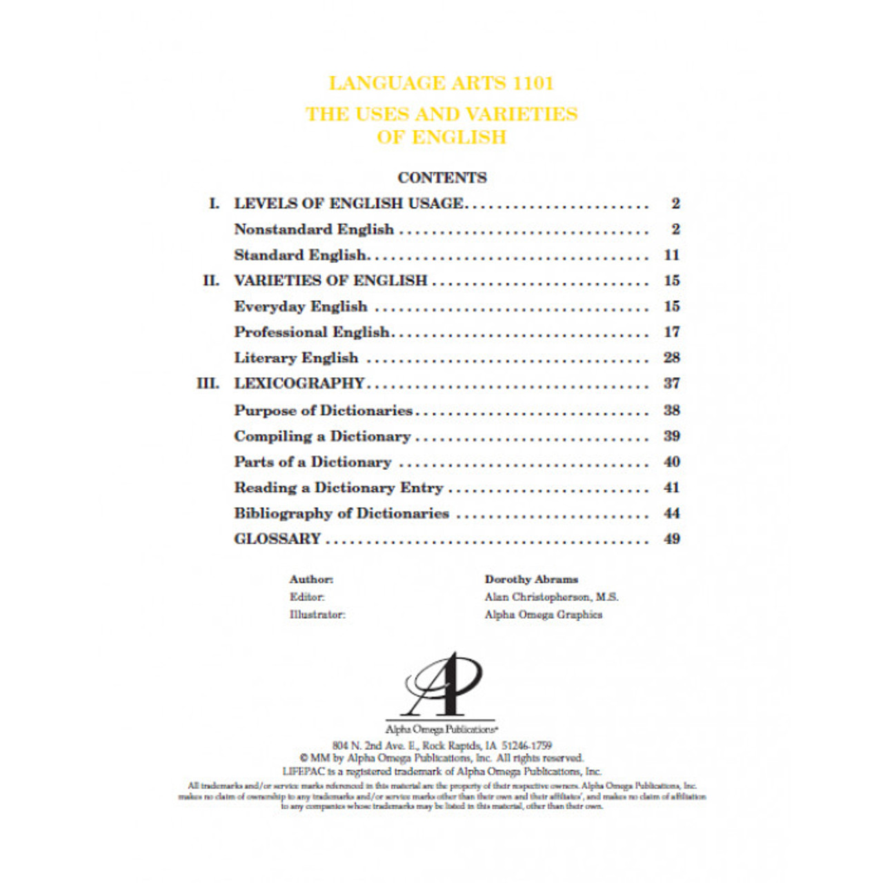 洋書 LIFEPAC SCHOOL 11 Lifepac-4 Subject Set (Grade 11): unknown author