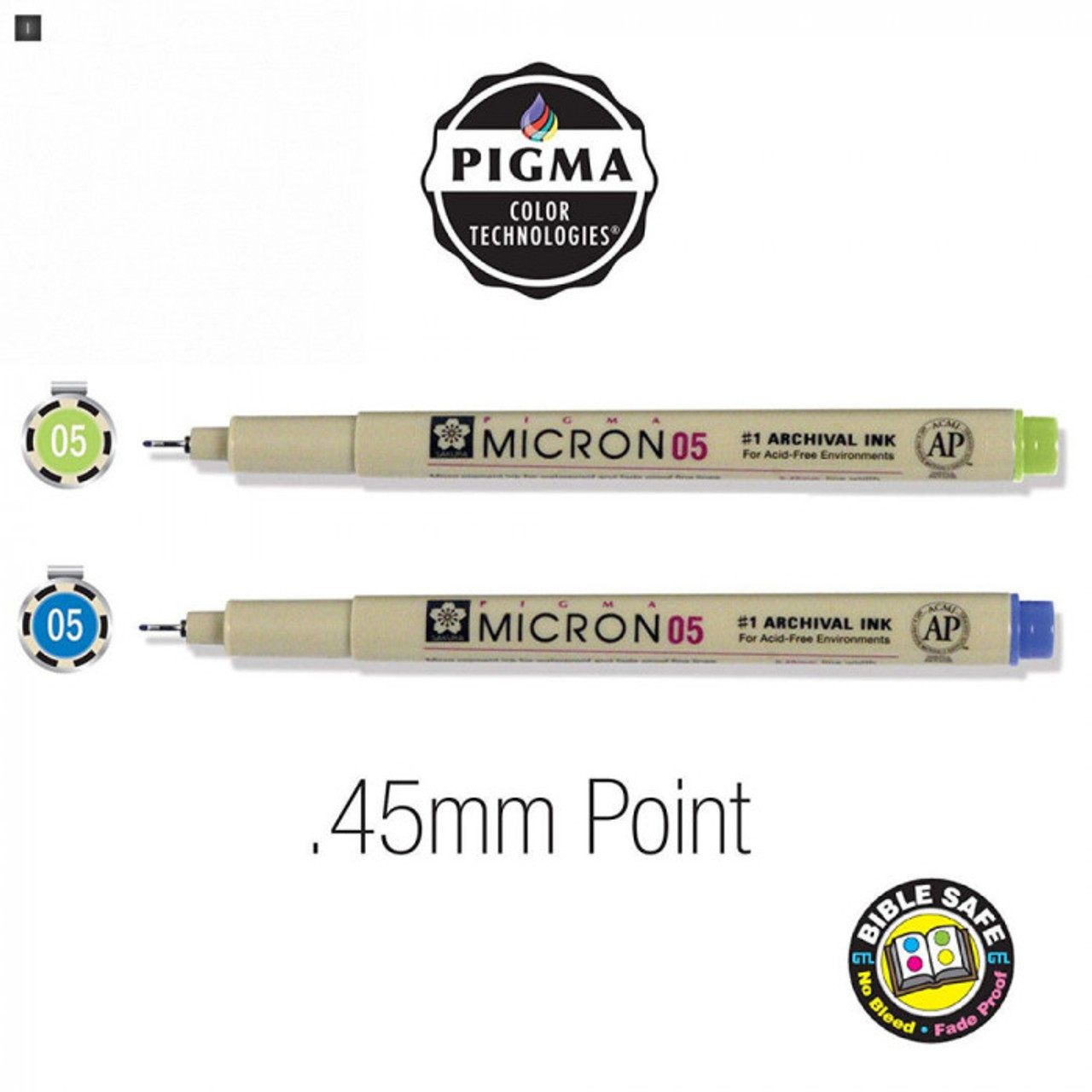 Pigma Micron Bible Note Pens - Study Kit (Set of 6) - The KJV Store