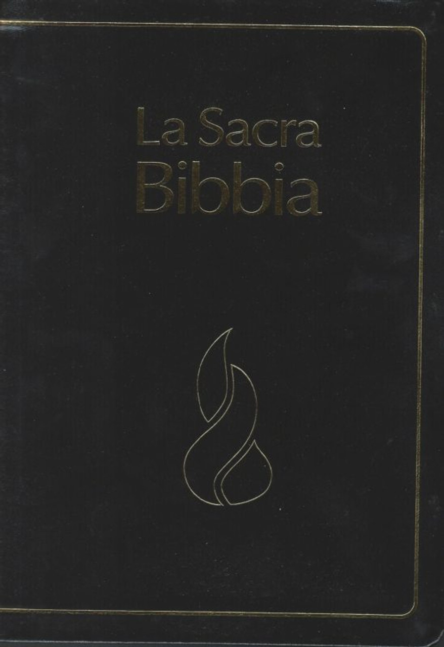 Italian - La Sacra Bibbia (Bible) Black