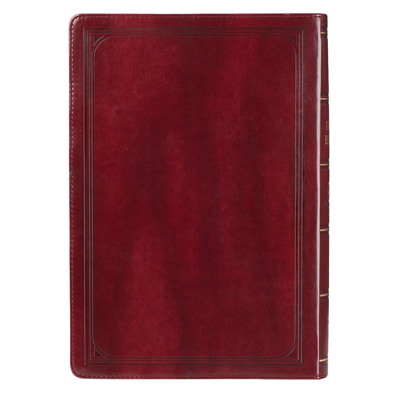 KJV Super Giant Print Reference Bible - Burgundy - Thumb Indexed