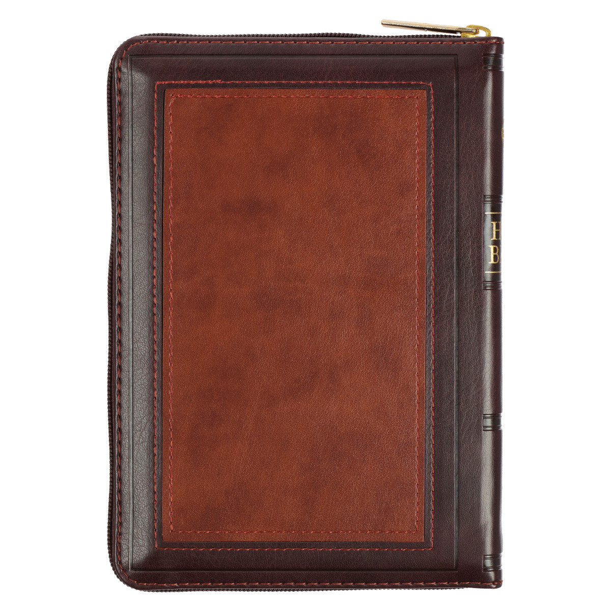 KJV Mini Compact Bible - Burgundy - Zipper Closure