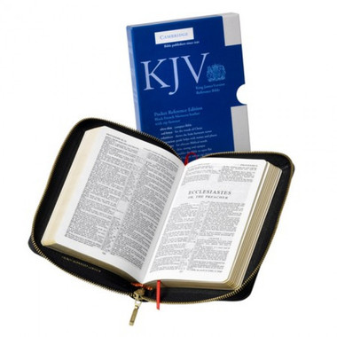 KJV Pocket Reference Bible w/ Zipper (Cambridge)