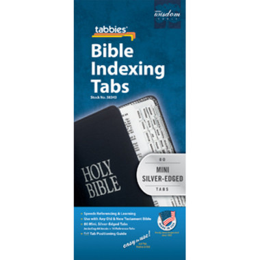 Bible Indexing Tabs - Mini - Silver