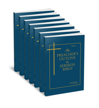 KJV Preacher's Outline & Sermon Bible - 7- Volume Pentateuch Set