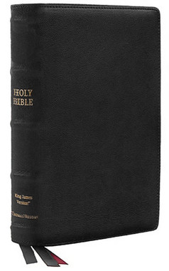 KJV Giant Print Thinline Bible - Premier Collection - Premium Goatskin Leather