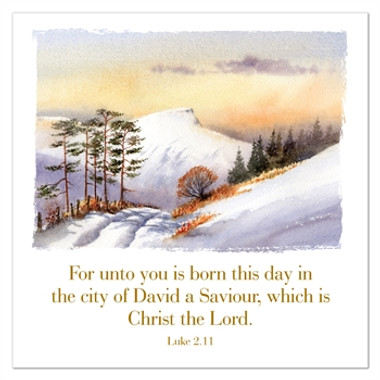 KJV Greeting Cards - For Unto You is Born This Day - Luke 2:11