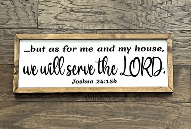 Scripture Wall Art - Joshua 24:15