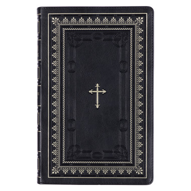 KJV Deluxe Gift Bible - Black Framed - Thumb Index