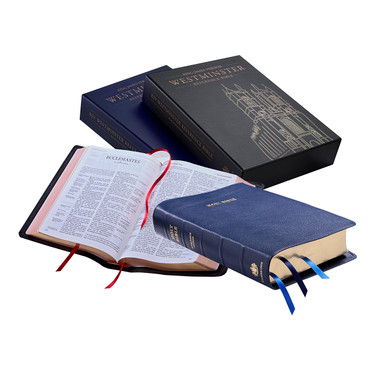 KJV Westminster Bible - Dark Blue Goatskin (Cambridge)