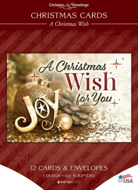 KJV Greeting Card - A Christmas Wish