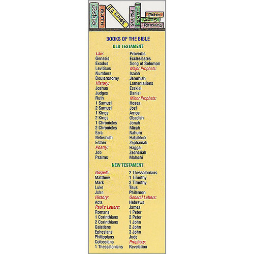 Bookmarks - Books of the Bible