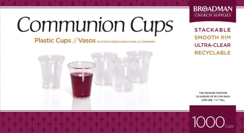 Communion Plastic Cups - Box of 1000