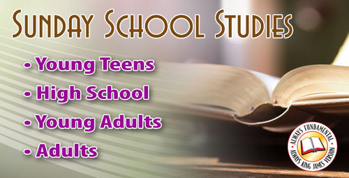 KJV Sunday School Curriculum - Teen - Adult - Sample Kits
