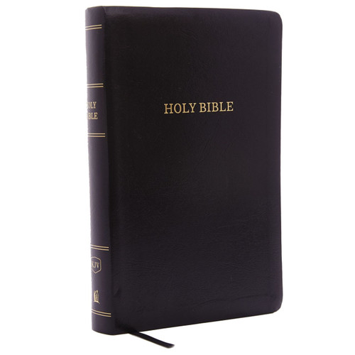 KJV Personal Size Giant Print Reference Bible (Nelson) - Imitation Leather Black