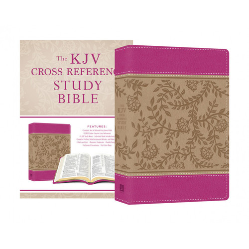 KJV Cross Reference Study Bible - Compact Edition - Peony Blossoms