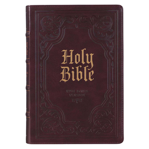 KJV Giant Print Bible - Antique Brown