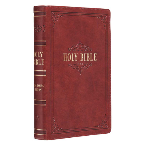 KJV Giant Print Bible - Burgundy - Thumb Index