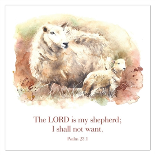 KJV Greeting Cards - The LORD is My Shepherd - Psalm 23:1