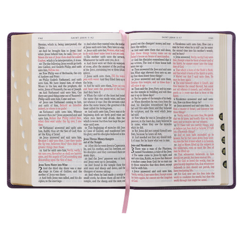NKJV Reference Bible, Center-Column Giant Print Indexed BRAND NEW In - Foto 7