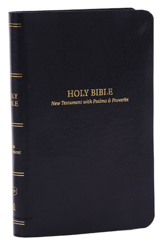 KJV Pocket New Testament with Psalms and Proverbs - Leatherflex