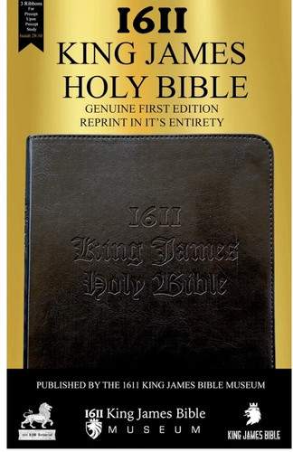 1611 King James Bible - Original Facsimile - Black Softcover