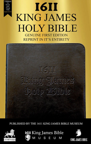 1611 King James Bible - Original Facsimile - Black Softcover (Box)