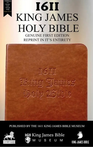 1611 King James Bible - Original Facsimile - Brown Softcover