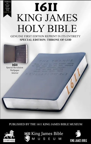 1611 King James Bible - Original Facsimile -  The Throne of God Edition - Main Image