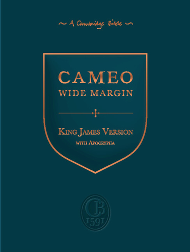 KJV Cameo Wide Margin Reference Edition with Apocrypha (Cambridge)