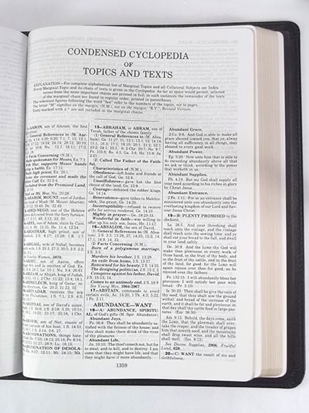 KJV Thompson Chain Reference Study Bible Lambskin Edition