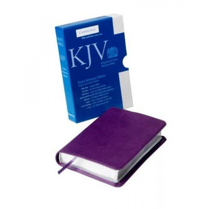 KJV Pocket Reference Bible (Cambridge) - Purple - The KJV Store