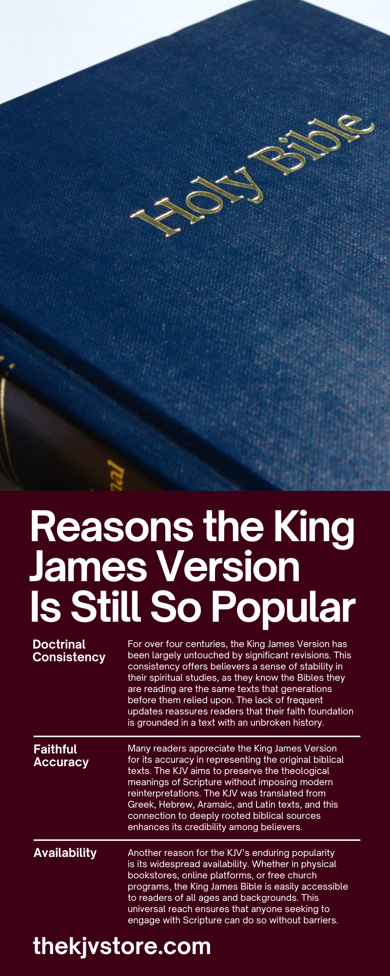 Reasons the King James Version Is Still So Popular