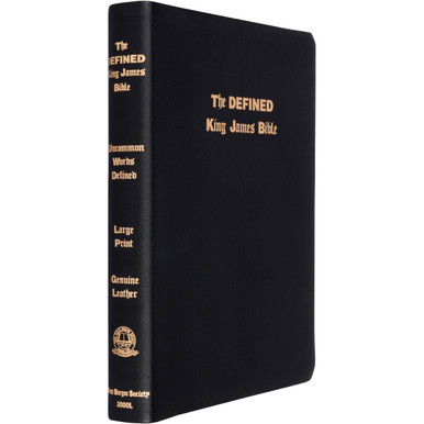 The Defined King James Bible - LARGE PRINT - The KJV Store