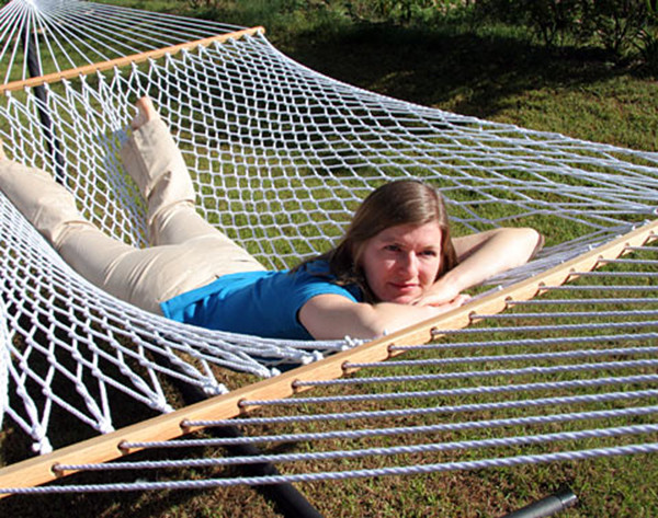 Envirope Single Sized White Living Hammock - Ski Haus | NOTB