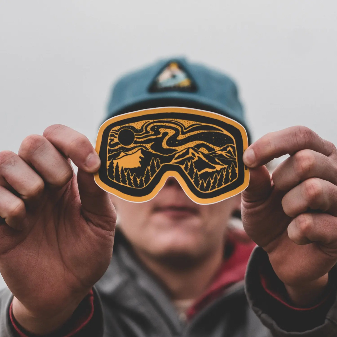 Ski Goggles Sticker