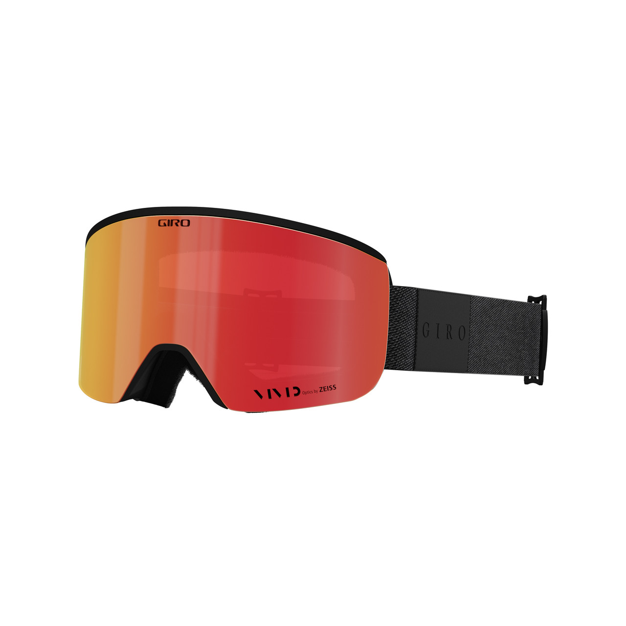 2024 Axis Goggle - Black Mono w/ Vivid Ember