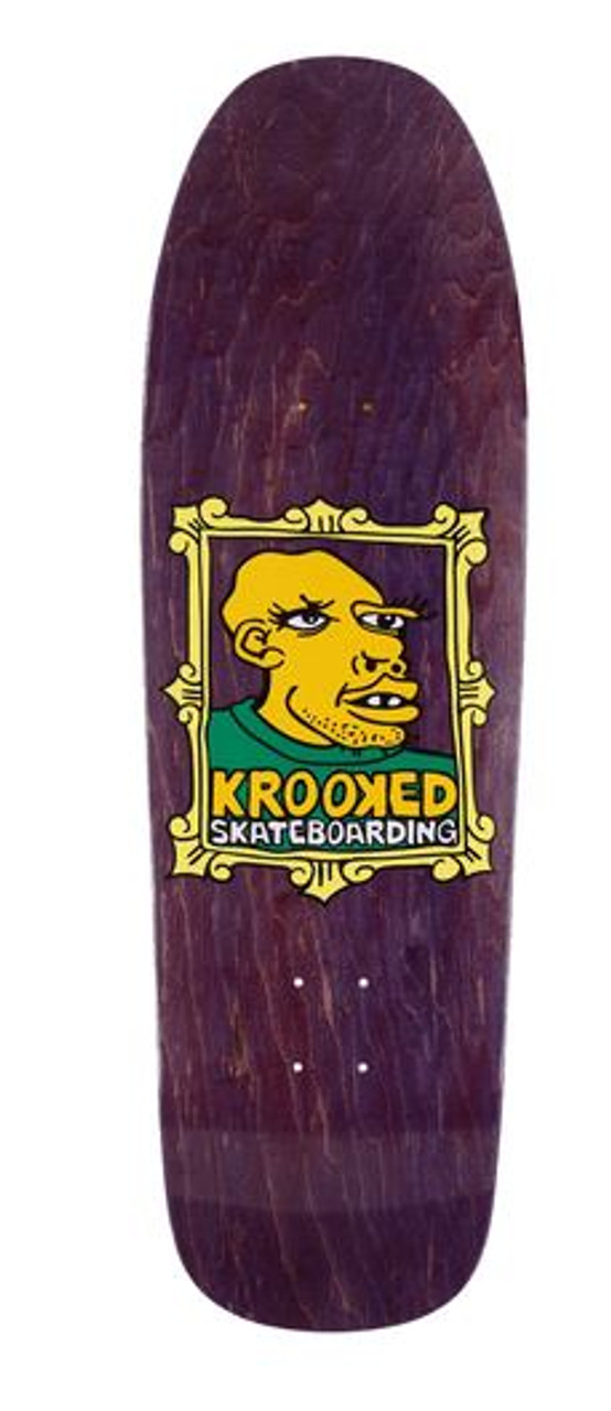 Krooked Frame Face Skateboard Deck - 8.12