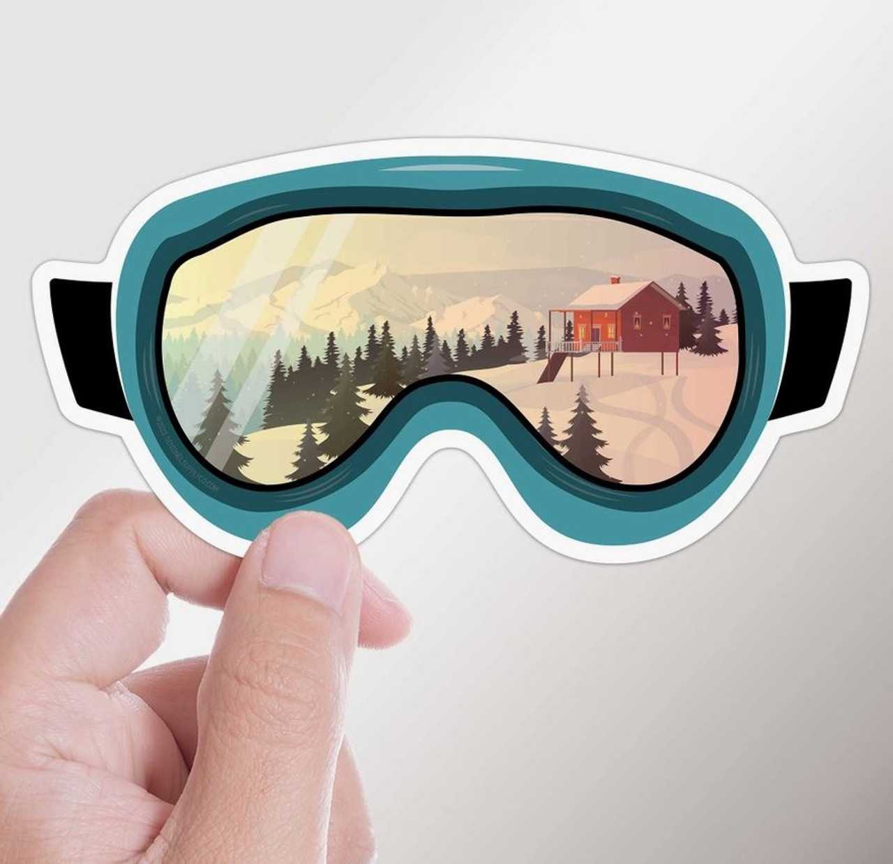 Ski Goggles Winter Sports Sticker - Ski Haus